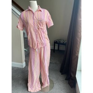 Stars Above Lyocell sleep shirt/pants pajama set, size XS